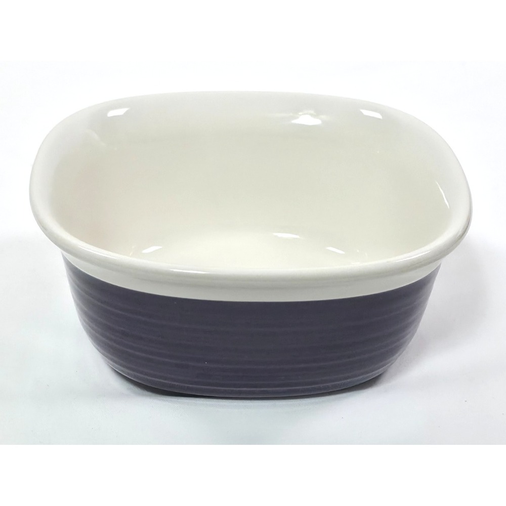CorningWare Etch Small Stoneware Casserole Dish 20 oz Eggplant Purple‎ Square